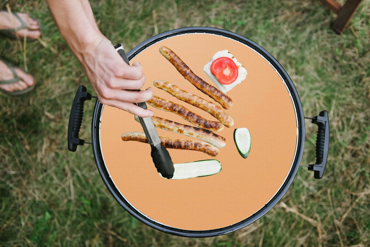 VOIRBLEU Grill Mat Roll tolerates up to 500°F for high-heat grilling