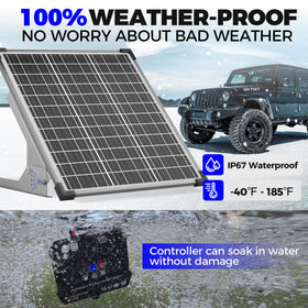 Voltset adjustable mount bracket 60 degree angle for optimal sun exposure