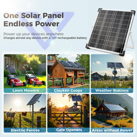 Voltset powers RV, trailer, and marine electronics.