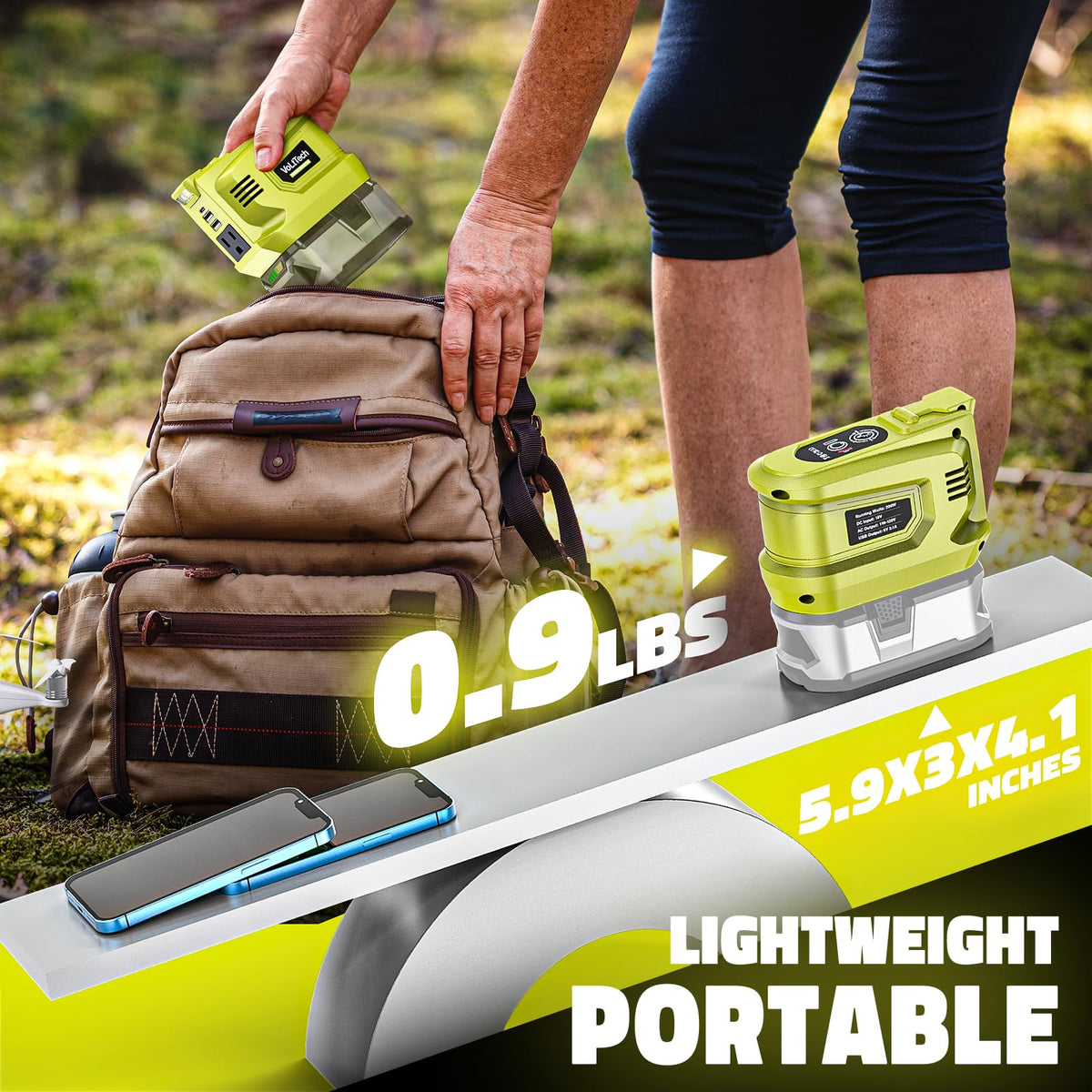 VoLtTech note: batteries not included with the inverter
