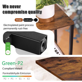 VonDream modern finish resists rust and scratches.