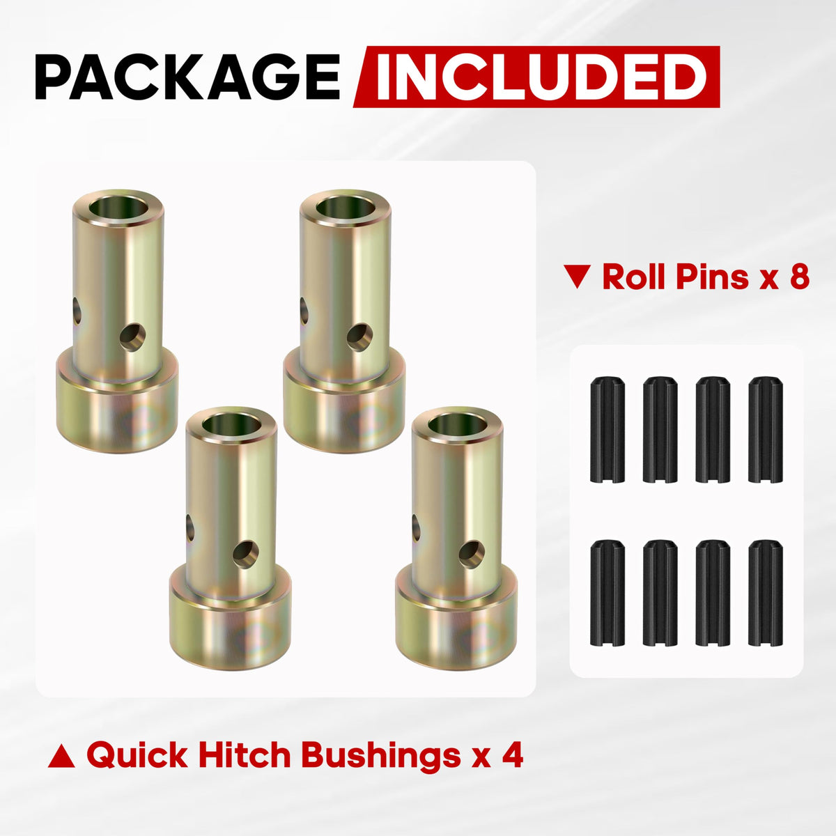 VONLX Cat 1 compatibility supports broad quick hitch compatibility.