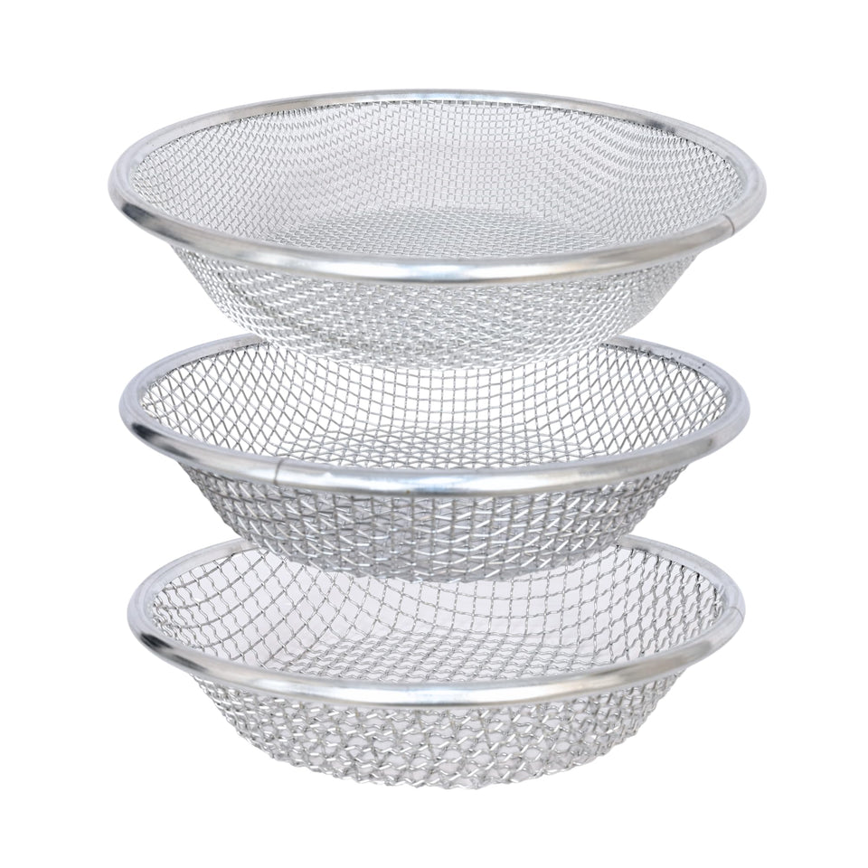 Vonoso soil sifter showing durable galvanized steel construction for long-lasting garden use.