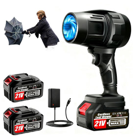 Vopot cordless leaf blower with battery and charger for easy outdoor cleaning