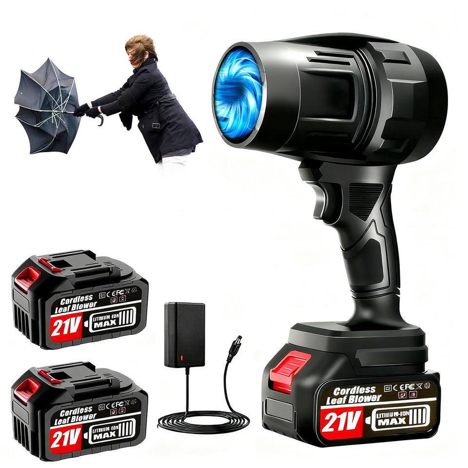 Vopot cordless leaf blower with battery and charger for easy outdoor cleaning