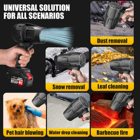 Vopot compact cordless design ideal for patio and driveway cleanup