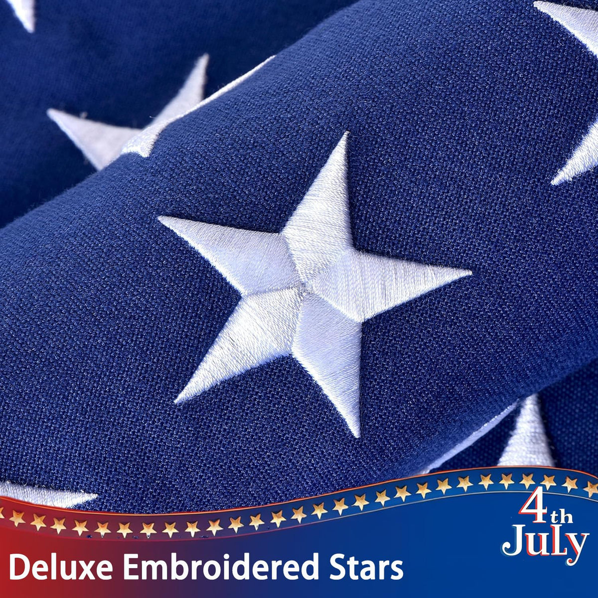 VORENUS flag UV protection preserves red, white, and blue under sun