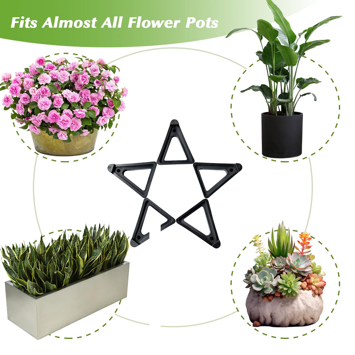 Vorregenweiss versatile feet protect pots and surrounding furniture