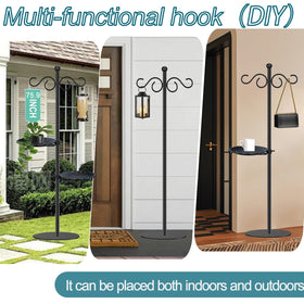 Vorriop shepherd hook height adjustable pole adapts to any space