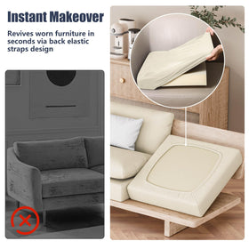 Vorshape machine-washable cushion covers are easy to clean and reuse.