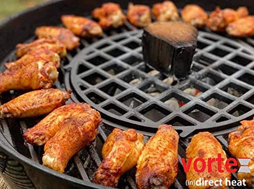 VORTEX IN DIRECT HEAT delivers direct high-heat searing for crusts