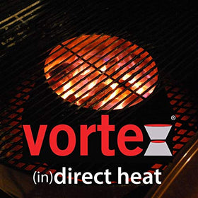 VORTEX IN DIRECT HEAT provides infrared radiant heat for fast sear and crisp