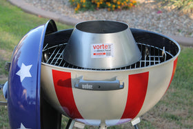 VORTEX IN DIRECT HEAT fits Smokey Mountain for controlled indirect smoking