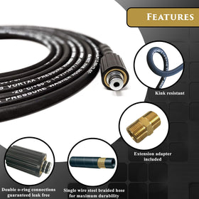 Vortxx kink-resistant design prevents tangling during long sessions.