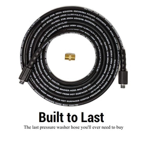 Vortxx M22-15mm adapter included enables flexible hose extensions.