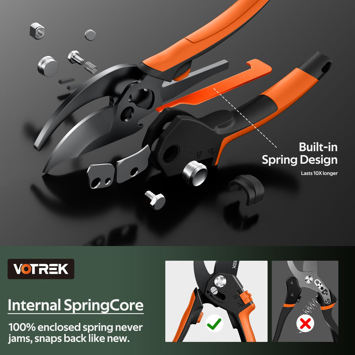 VOTREK pruning shears make a perfect-gift for gardeners.