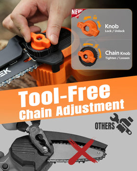 VOTREK ergonomic grip and safety lock enhance control and safety