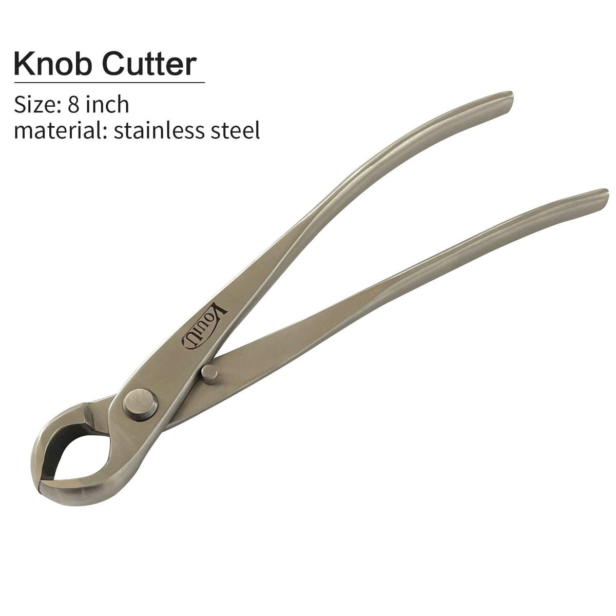 Vouiu 8-inch bonsai scissors with long handle for precise trimming.