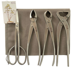 Vouiu 8-inch concave cutter for clean pruning of bonsai branches.
