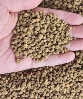 Voulosimi Akadama soil bag open showing grain texture for bonsai and succulents