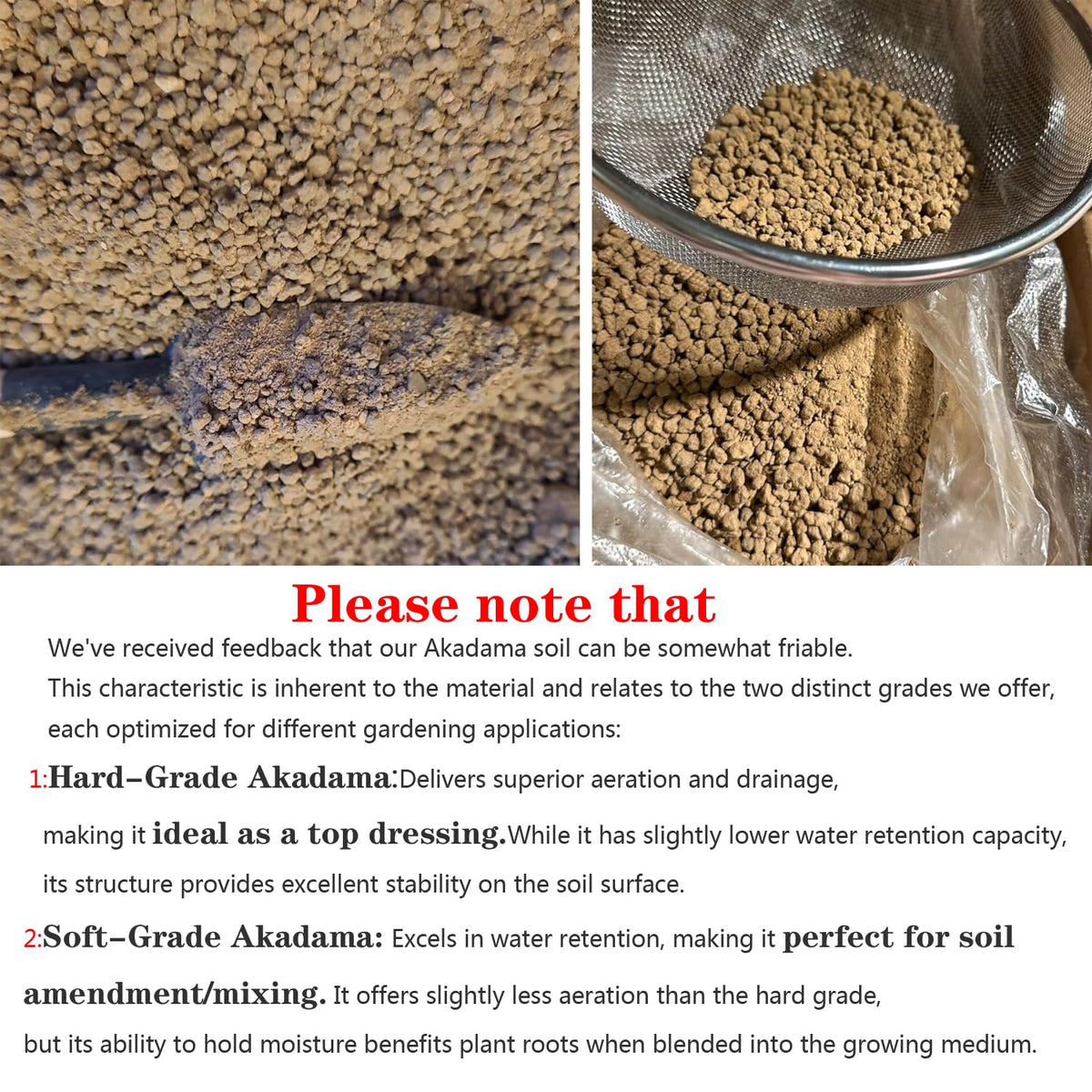 Voulosimi Akadama soil ready for planting bonsai, cacti and succulents with even moisture