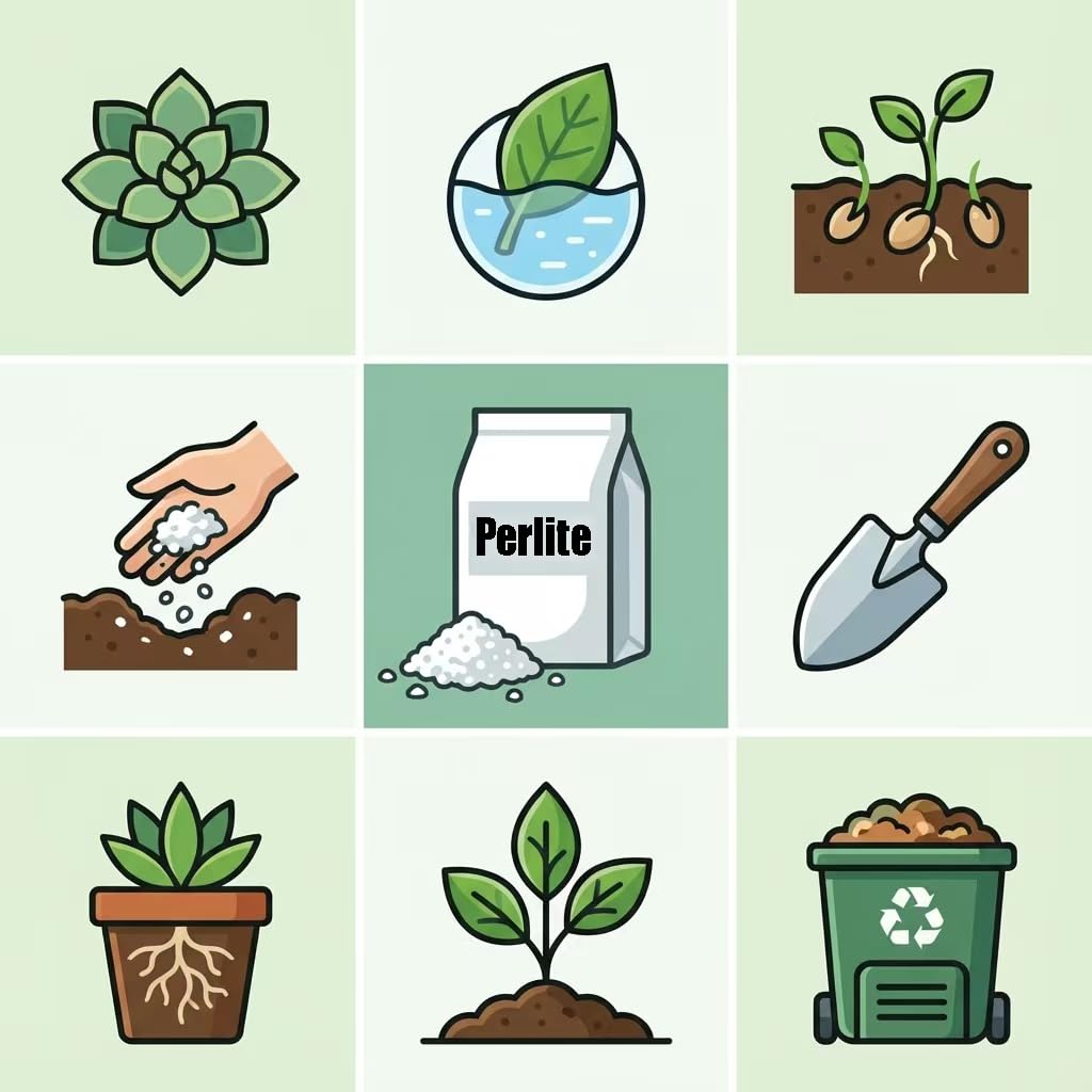 Voulosimi perlite helps retain nutrients within the soil for balanced growth.