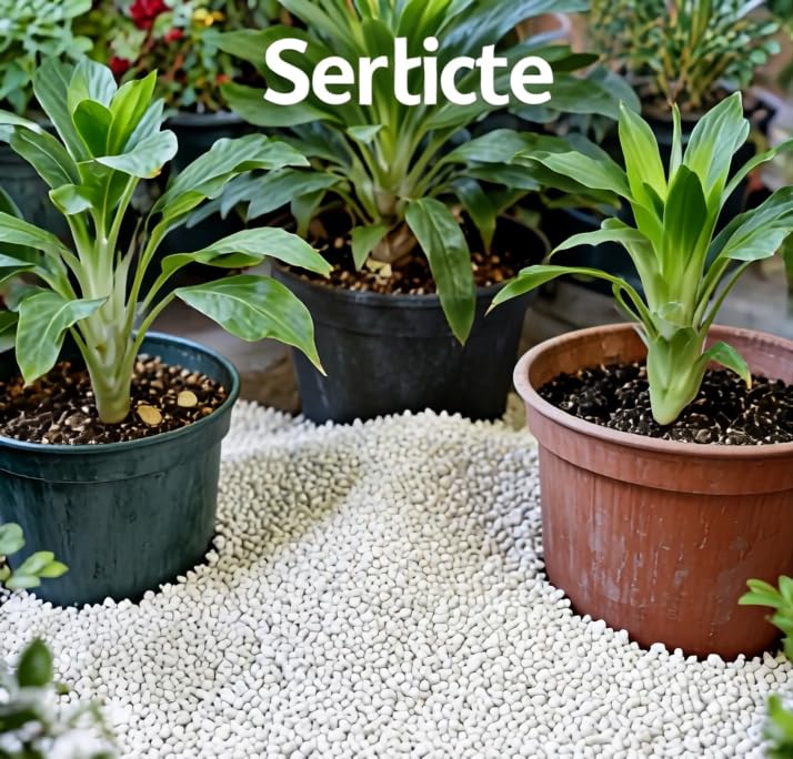 Voulosimi perlite porosity enhancement visible in a loose, airy soil mix.