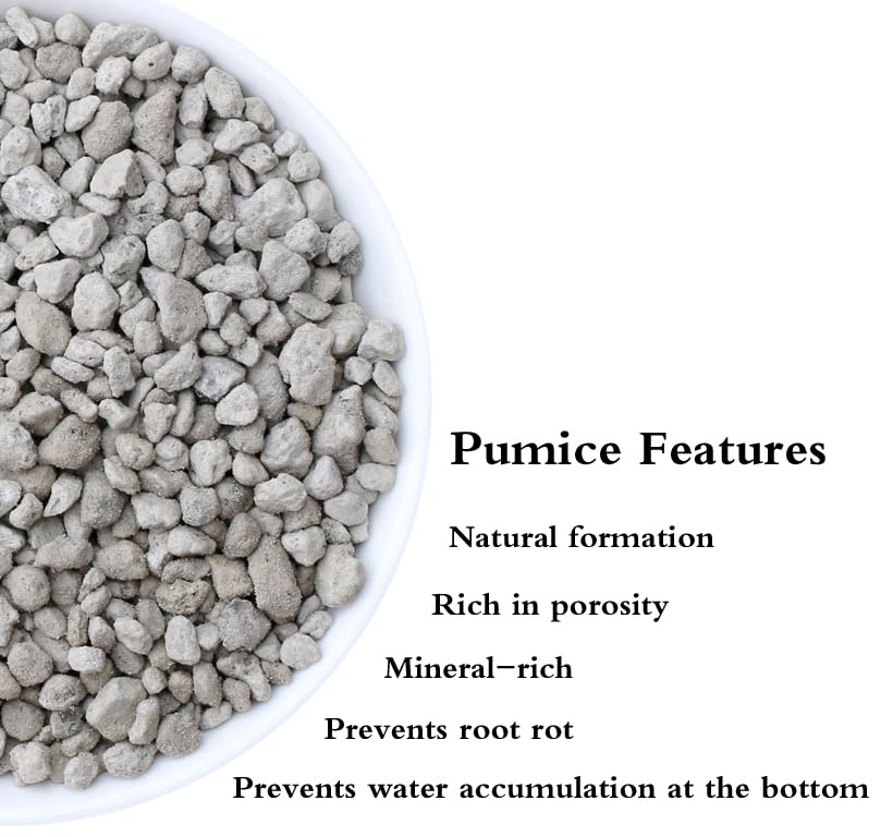 Voulosimi pumice-rock-drainage-aeration improves soil flow in pots