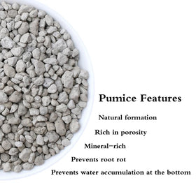 Voulosimi pumice-rock-drainage-aeration improves soil flow in pots