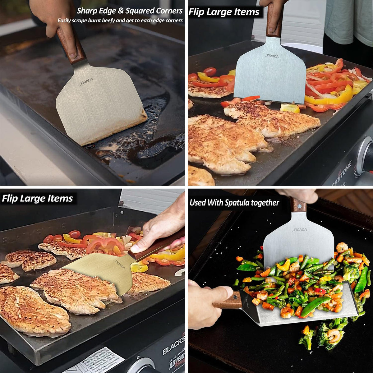 Vovoly durable kitchen tool for outdoor barbecues and home cooking