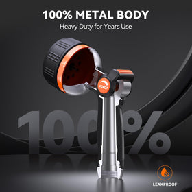 VOXON hose nozzle showing 10 spray patterns for versatile use.