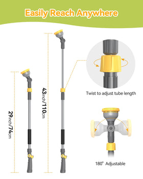 VOXON watering wand made of lightweight aluminum for easy handling