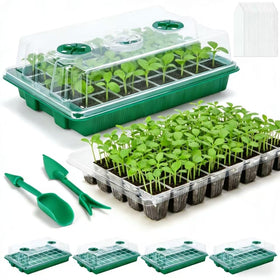VPQZUPG 5-pack seed starter tray with 200 cells for efficient germination
