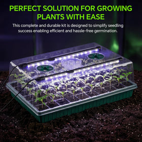 VPQZUPG grow-light strip provides full spectrum for healthy seedlings