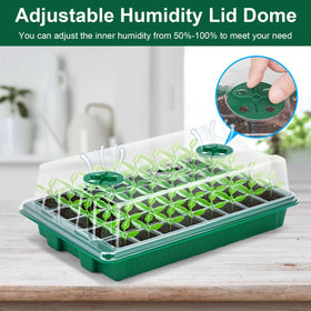 VPQZUPG heat mats and lights compatible for warm, even germination