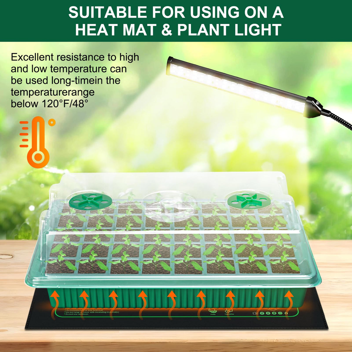 VPQZUPG compact kit ideal for starting herbs, vegetables, or ornamentals at home