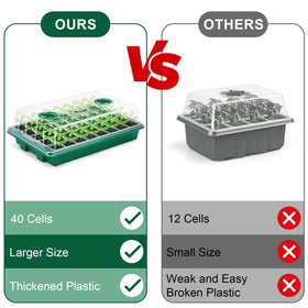 VPQZUPG value-packed contents include lids, bases, humidity covers, tags, and tools