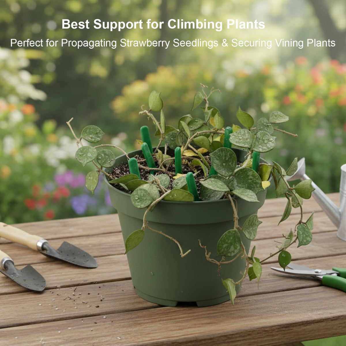 VPWHY easy-to-use reusable plant pin can be removed and reused season after season.