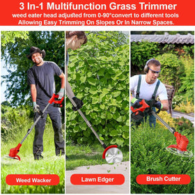 VQGCACG adjustable-height-handle provides comfortable grip for users of all heights