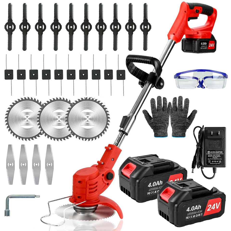 VQGCACG Weed Wacker 24V cordless for fast lawn edge trimming