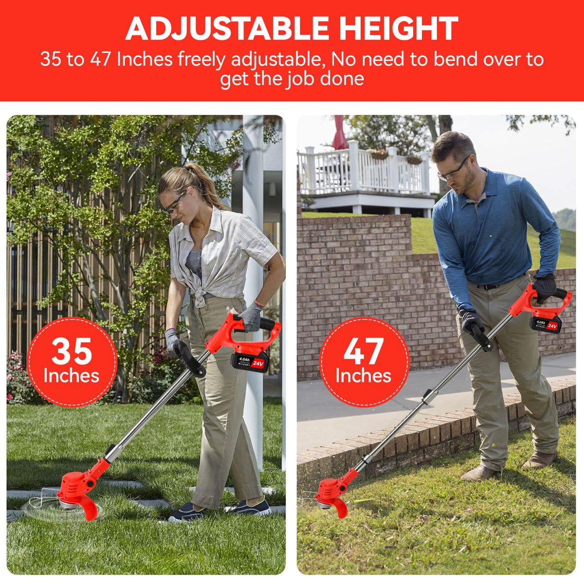 VQGCACG low-noise-design-72db enables neighbor-friendly outdoor yard work