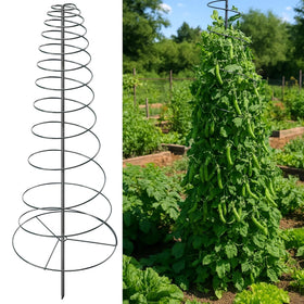 VRIEZOP spiral frame trellis supports climbing plants in small spaces