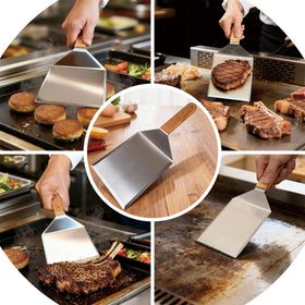 Vriysei grill spatula delivers durable control for barbecue sessions.