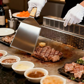 Vriysei heat resistant stainless blade stands up to heavy pressing.
