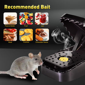 VRXVR mouse traps reusable ABS plastic emphasizes durability and washable cleanup.