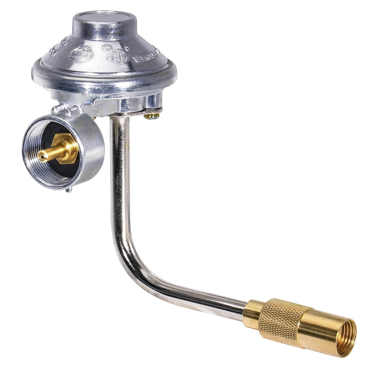 Vsearch Blackstone regulator front view with knurled knob for precise heat control