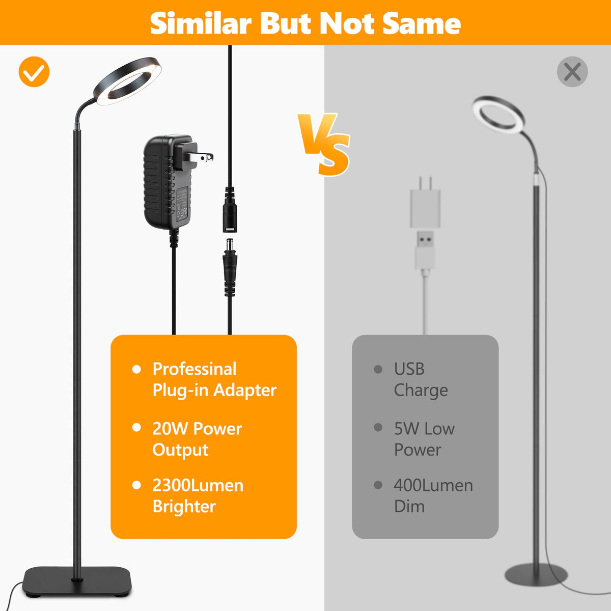 Vsoke Grow Light height-adjustable frame supports seedlings to tall plants with even coverage.
