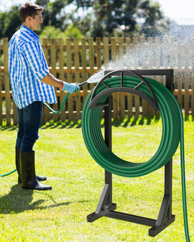 Vsonker metal hose stand with durable finish for long-term use