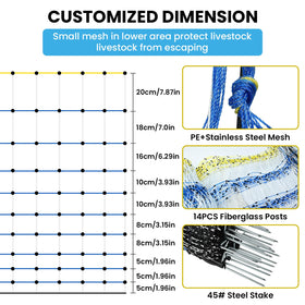 VSTKEN FRP posts pre-attached every 12 feet enable quick installation.