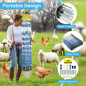 VSTKEN movable fencing allows flexible free-range zones for flocks.